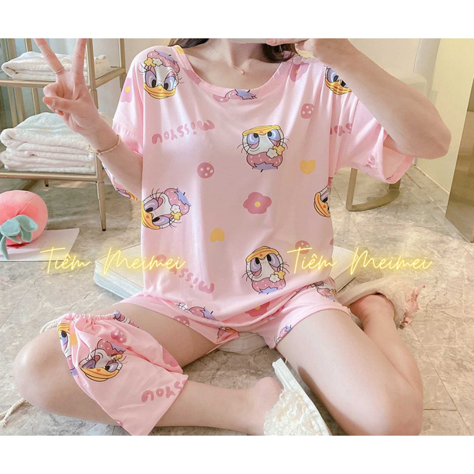 Đồ bộ mặc nhà form rộng dễ thương nhiều họa tiết | BigBuy360 - bigbuy360.vn