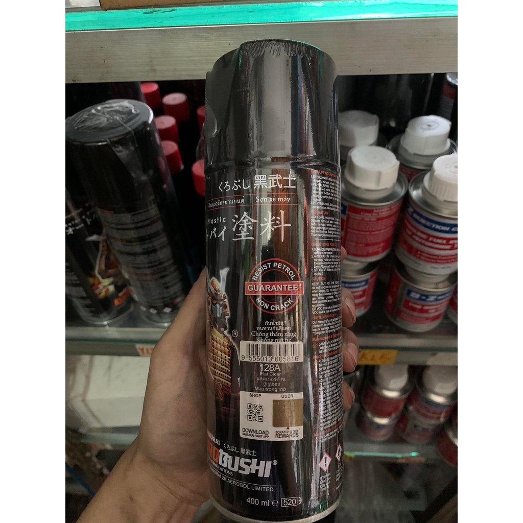 Sơn xịt bóng mờ 128A Samurai