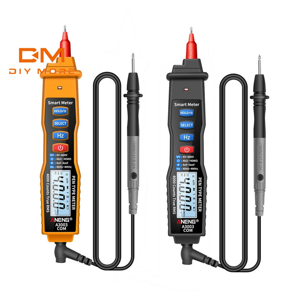 DIYMORE Đồng hồ vạn năng 3003 kèm bút thử điện kỹ thuật số đa năng đếm tối đa 4000