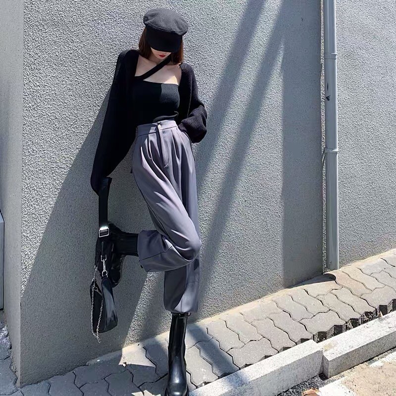 [SẴN-TÁCH SET] Set áo khoác len croptop nhiều màu + áo 2 dây Ulzzang siêu chất ❤️ | BigBuy360 - bigbuy360.vn