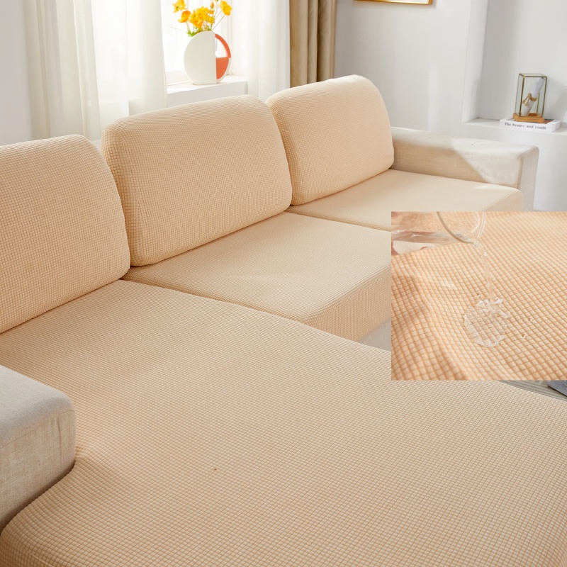 Vỏ Bọc Đệm Ghế Sofa 1 / 2 / 3 Chỗ Ngồi Hình Chữ L Co Giãn Chống  Nước Thông Dụng Trang Trí Phòng Khách vỏ bọc đệm sofa bọc đệm sofa vỏ bọc ghế bệt