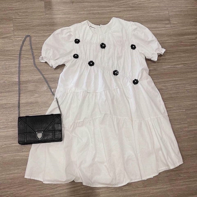 Váy Bầu cao cấp chất lụa hàn mặc đi làm đi chơi đều đc free size 43~68kg