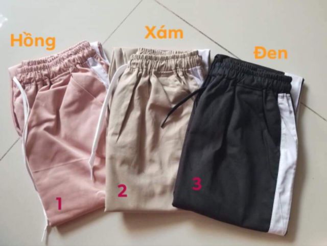 🌈FREESHIP 50K🔥 Quần kaki ống suông phối 1 sọc nam nữ (kèm ảnh thật)