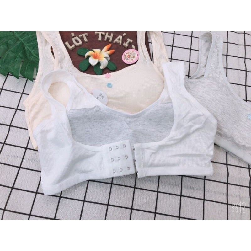 Áo học sinh có móc cài loại vải cotton loại đẹp 6002