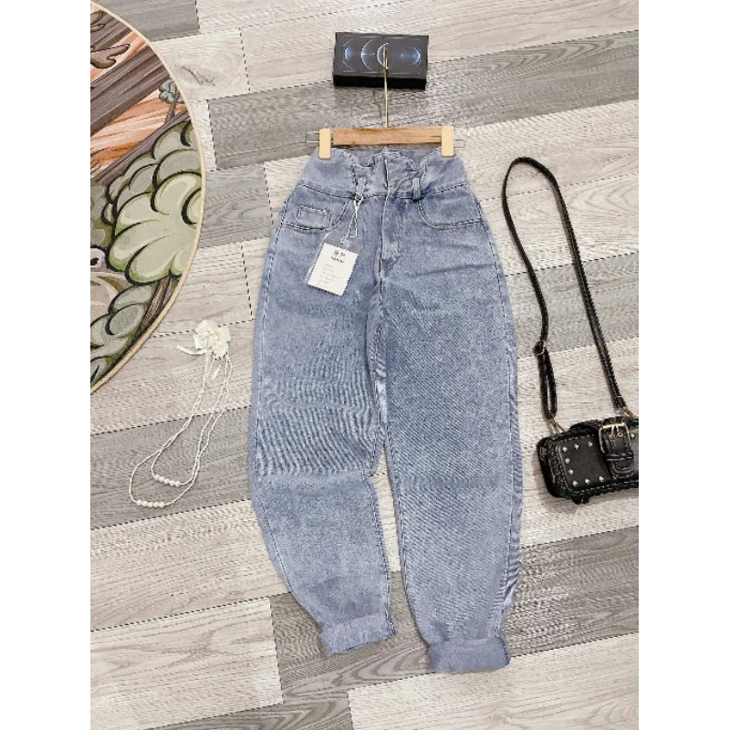 Quần bò 3 cúc cạp V | BigBuy360 - bigbuy360.vn