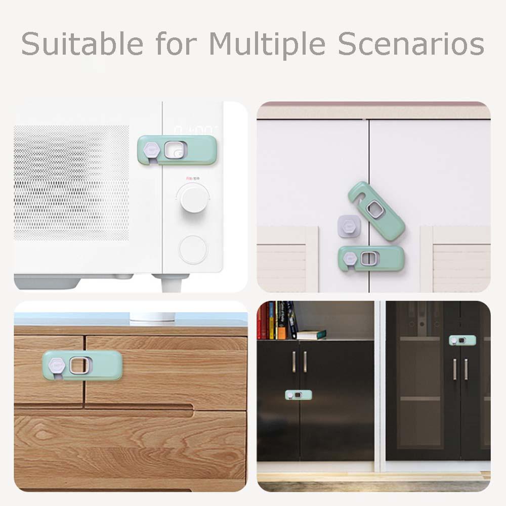 Set 2 Khóa Cửa Tủ Lạnh Bảo Vệ An Toàn Cho Bé
