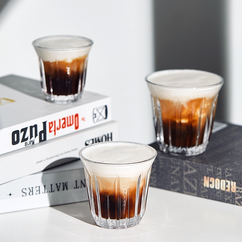 Cốc cà phê espresso latte BINCOO thủy tinh 90ml/ 160ml/ 200ml