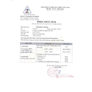 Tinh dầu tràm trà LamHa