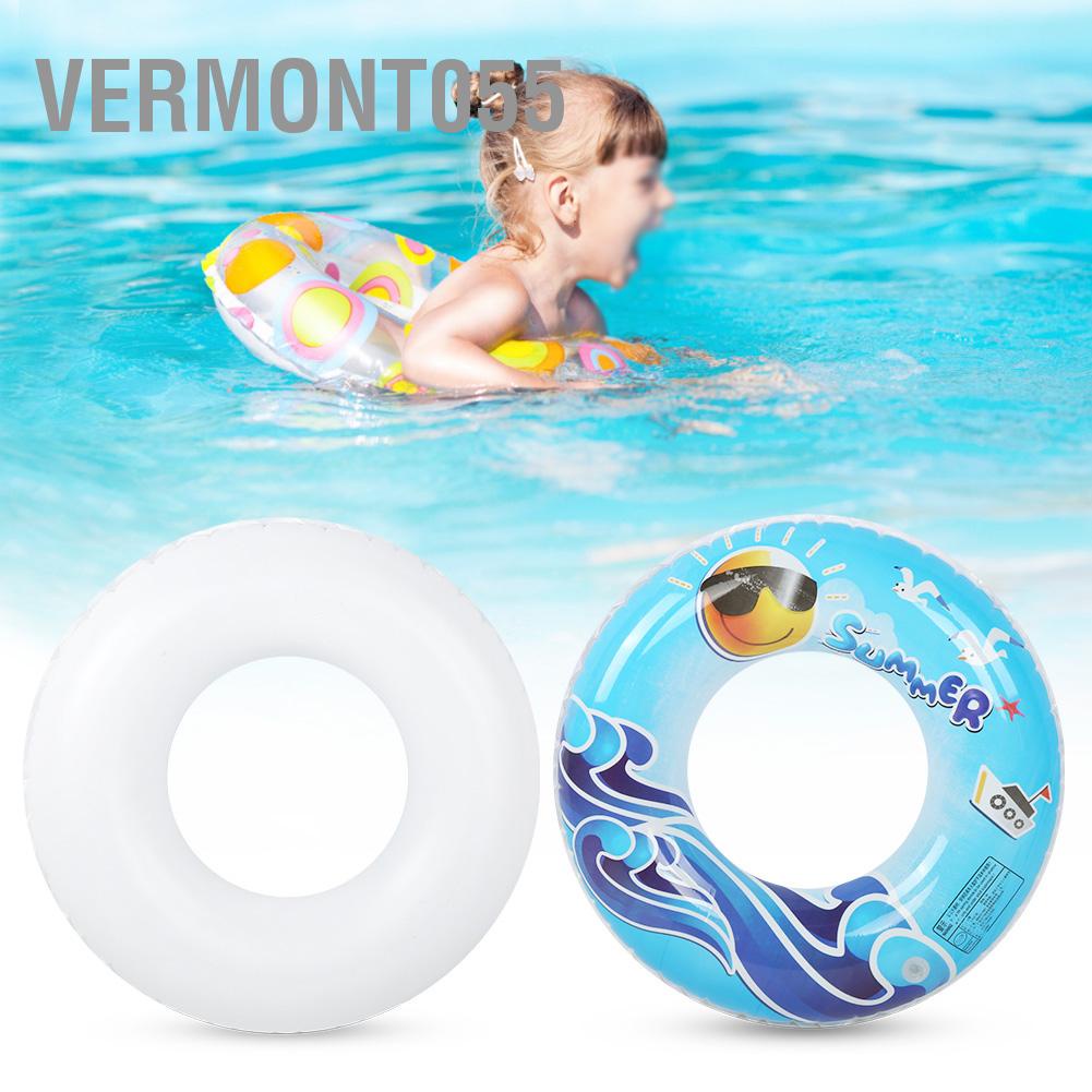 Vermont055 Kids Inflatable Float Swimming Ring Portale Children Life Buoy Safety Pool Water Toy