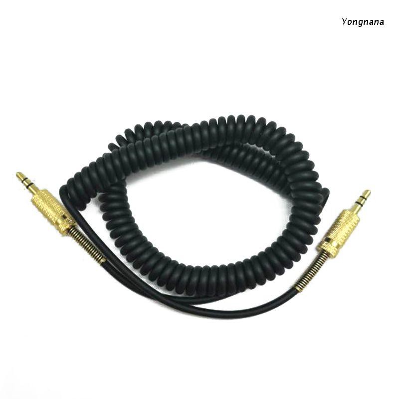 YOGA 3.5mm Replacement Audio AUX Cable Coiled Cord for Marshall Woburn Kilburn II Speaker Male to male Jack