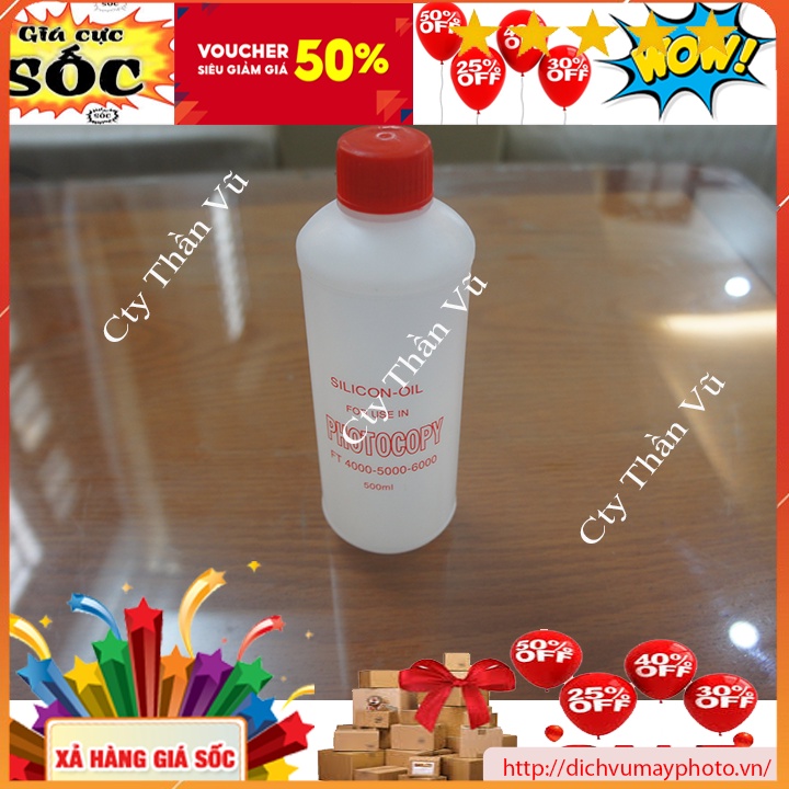 Mỡ sấy dầu ricoh dùng cho máy in máy photocopy loại 500ml hàng chất lượng MVP Thăng Long