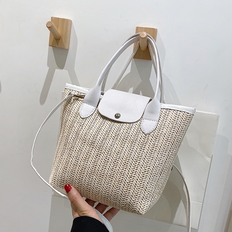 Túi Cói Đeo Vai Thiết Kế Mới Sức Chứa Lớn 2022 Thời Trang Cho Nữ