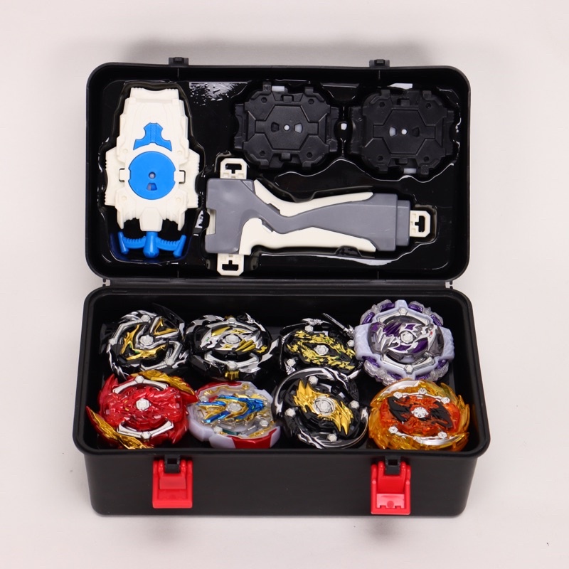 𝐍𝐎𝐖 𝐒𝐇𝐈𝐏Hộp Đồ Chơi 2 Con Quay Beyblade Và 8 Mặt Phụ Kiện Hàng Đẹp (𝐇𝐚̀𝐧𝐠 𝐒𝐚̆̃𝐧 - 𝐘 𝐡𝐢̀𝐧𝐡 𝟏𝟎𝟎% 𝐍𝐡𝐚̣̂𝐧 𝐍𝐠𝐚𝐲 𝐓𝐫𝐨𝐧𝐠 𝟏-𝟐𝐡)