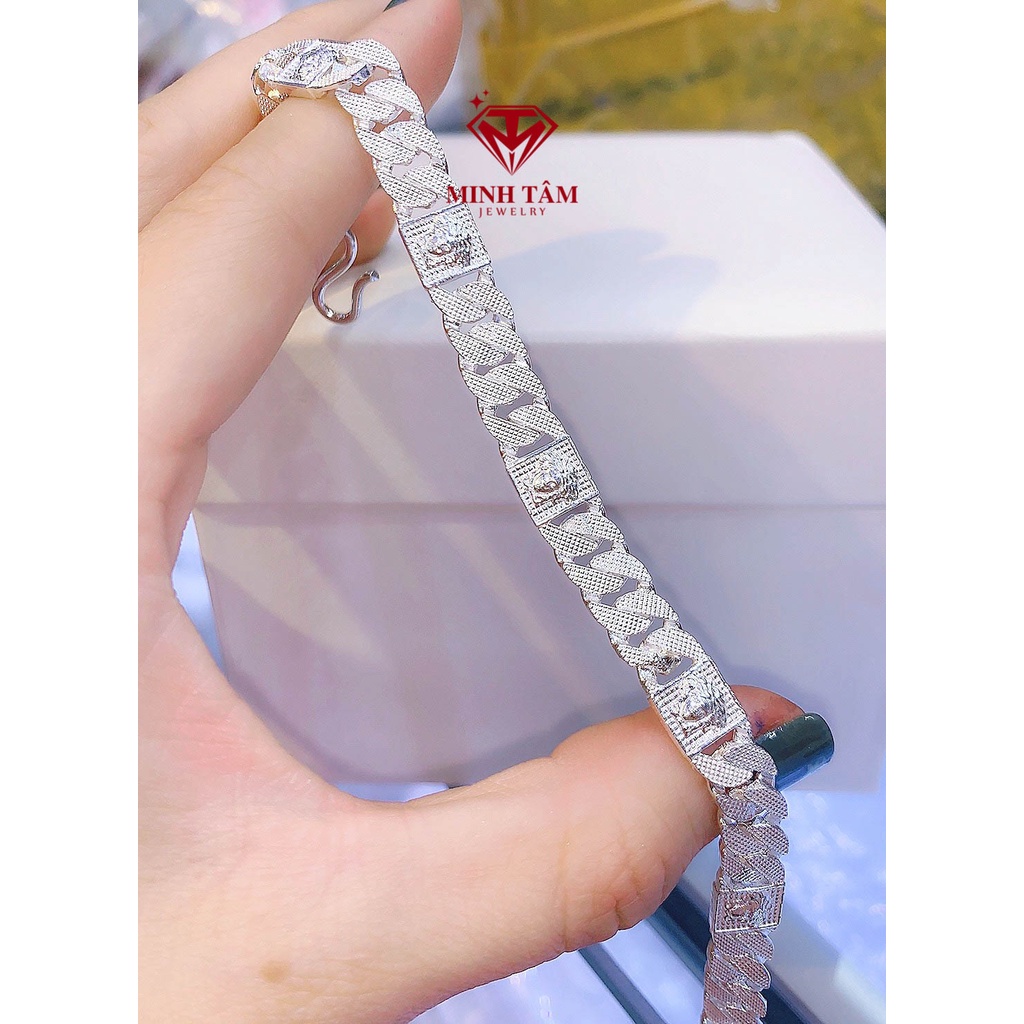Lắc tay bạc ta cho nam, Lắc tay bạc nam 10 chỉ nhiều mẫu-Minh Tâm Jewelry