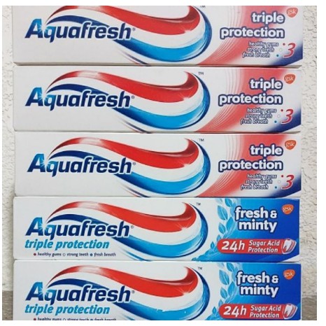 Kem đánh răng aquafresh bạc hà 100ml