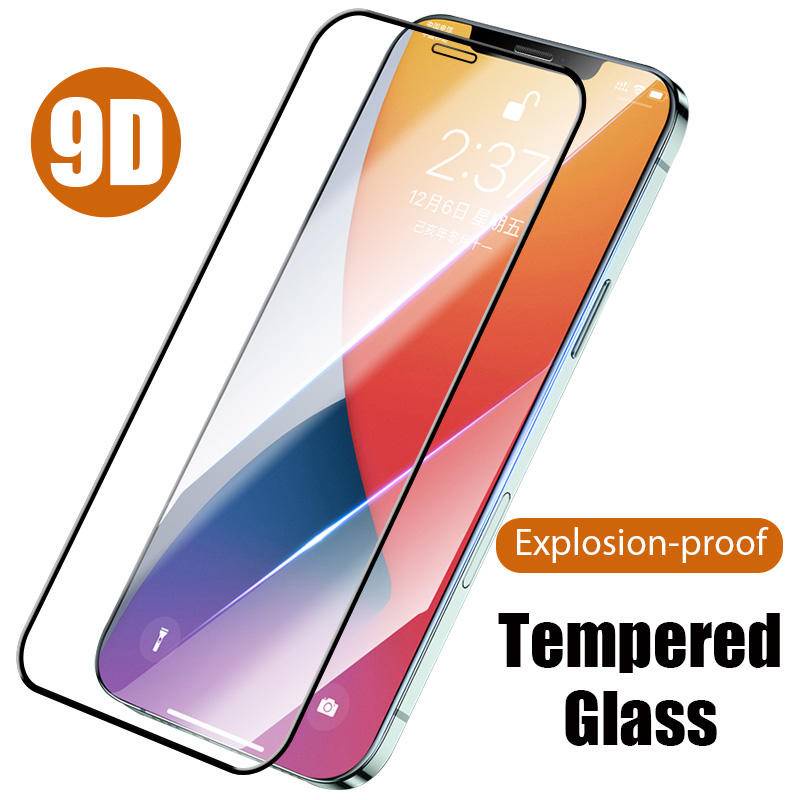 Kính Cường Lực 9D HD Bảo Vệ Màn Hình iPhone 13 12 11 Pro MAX Mini X XS MAX XR SE 2022 2020 6 6s 7 8 Plus