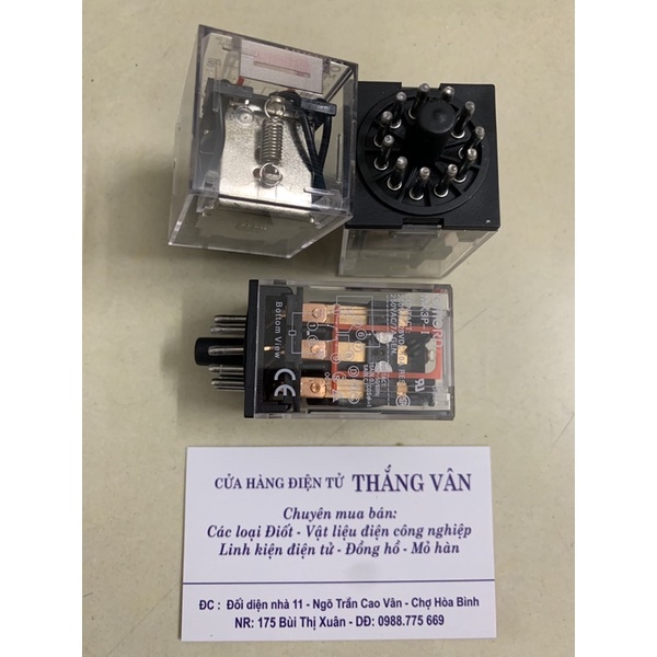 [RELAY/RƠ-LE] Rơ le 220V - 8 chân tròn -11 chân tròn (1 chiếc)