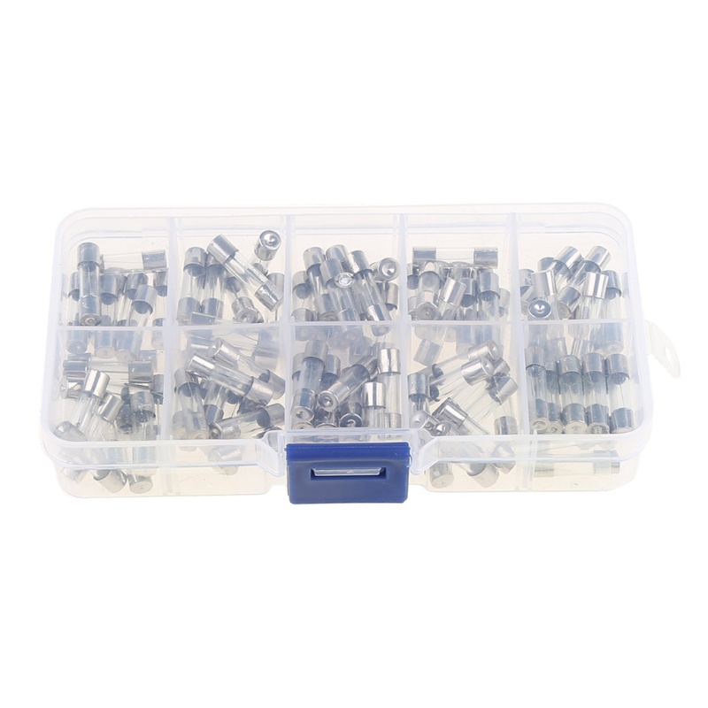 Set 100 Cầu Chì Ống Thủy Tinh Mini 250V Thay Thế Chuyên Dụng Cho Sản Phẩm Điện Tử