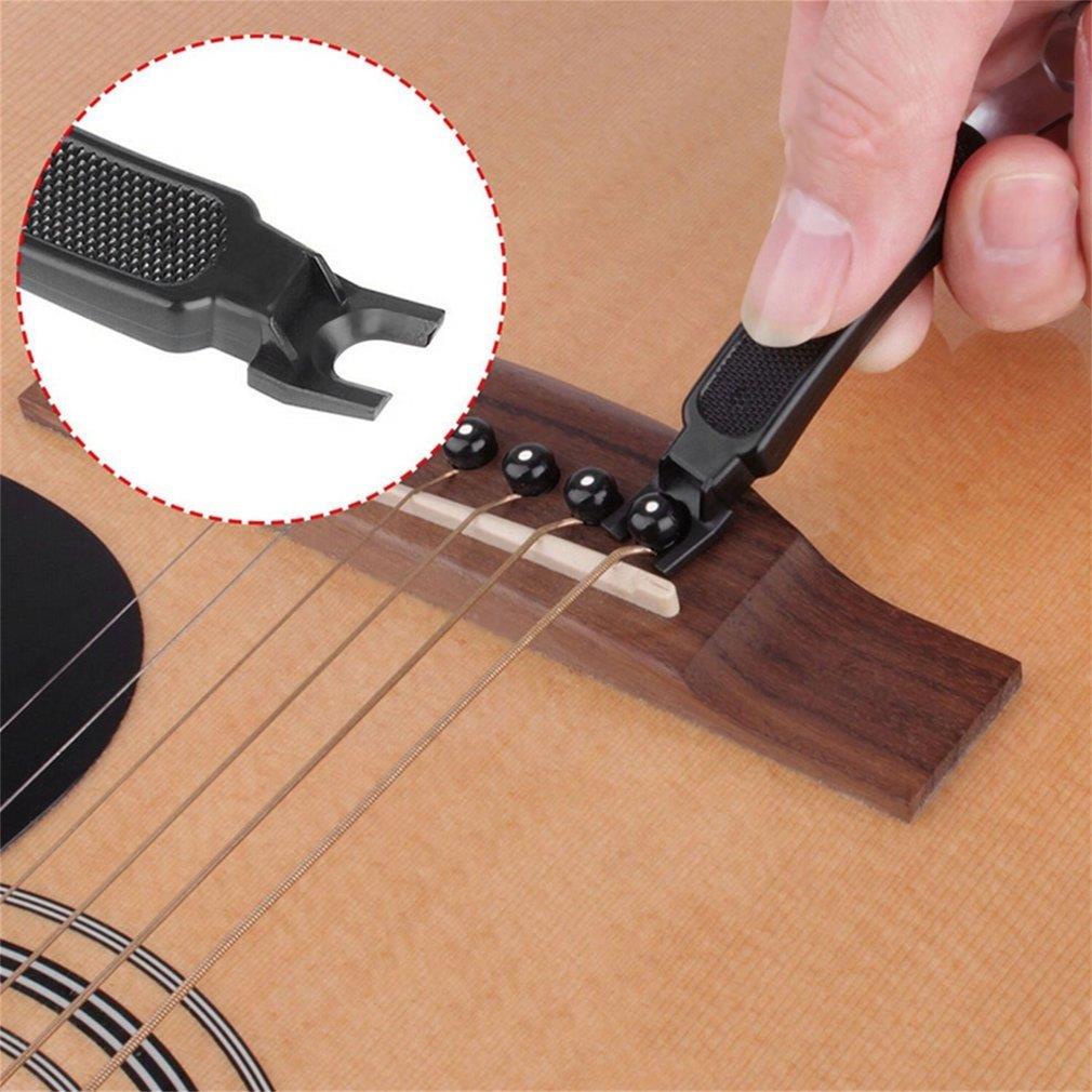 Three-in-one Guitar Pin Winding String Clamp Remover String Cutter Guitar Tuning Tool Accessories
