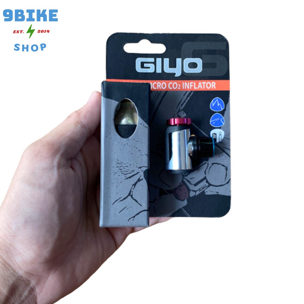 Bơm xe đạp CO2 GIYO GC-08C