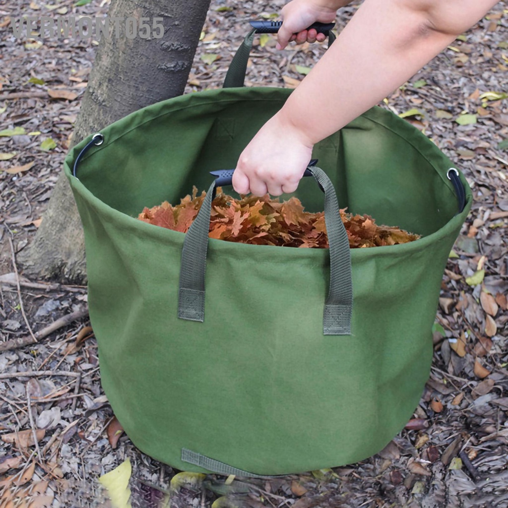 Vermont055 Ngoài trời Vải không thấm nước Lá Cây Túi đựng rác gọn gàng cho Bãi cỏ Sân vườn