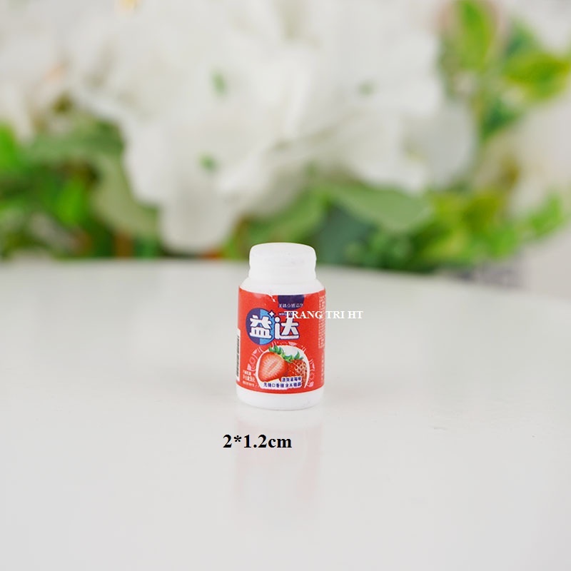 Mô hình hộp kẹo gum phụ kiện trang trí nhà búp bê