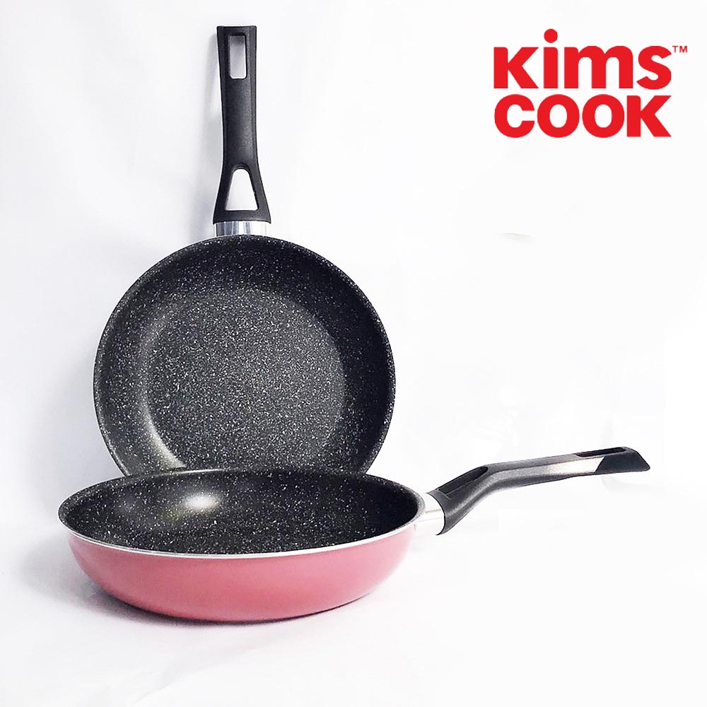 Chảo Easy Cook hợp kim nhôm chống dính vân đá đáy từ KIMS COOK