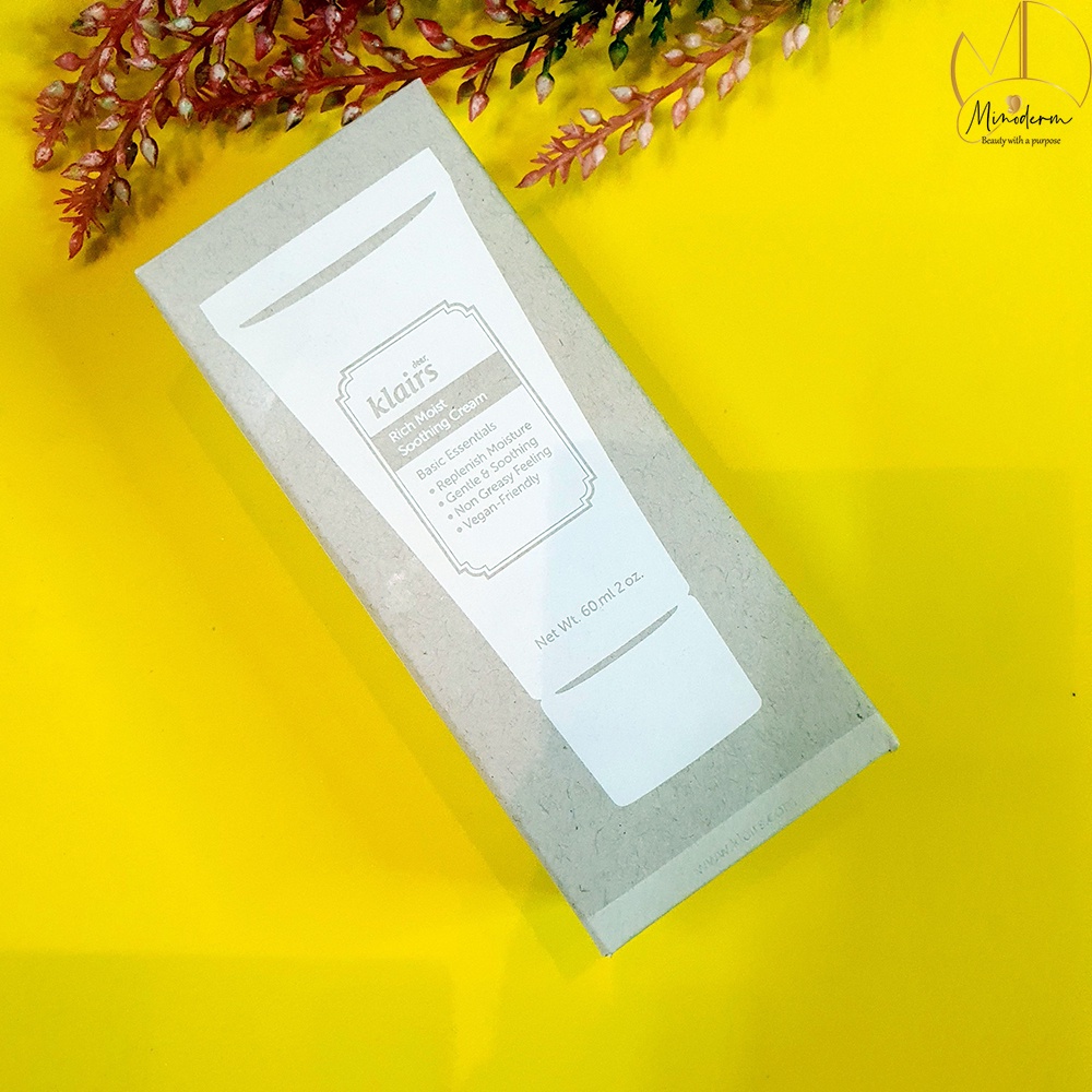 Kem Dưỡng Klairs Rich Moist Soothing dưỡng ẩm chuyên sâu 60ml