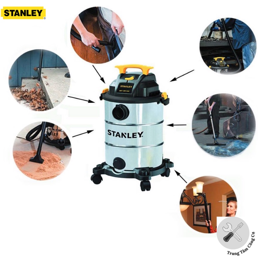 Máy hút bụi Công nghiệp 3 chức năng 38L Stanley SL19156  - Hàng chính hãng