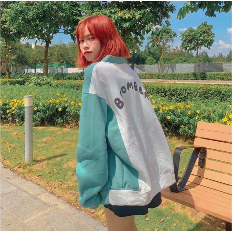 Áo khoác hoodie nỉ bông unisex Boomber 3 màu