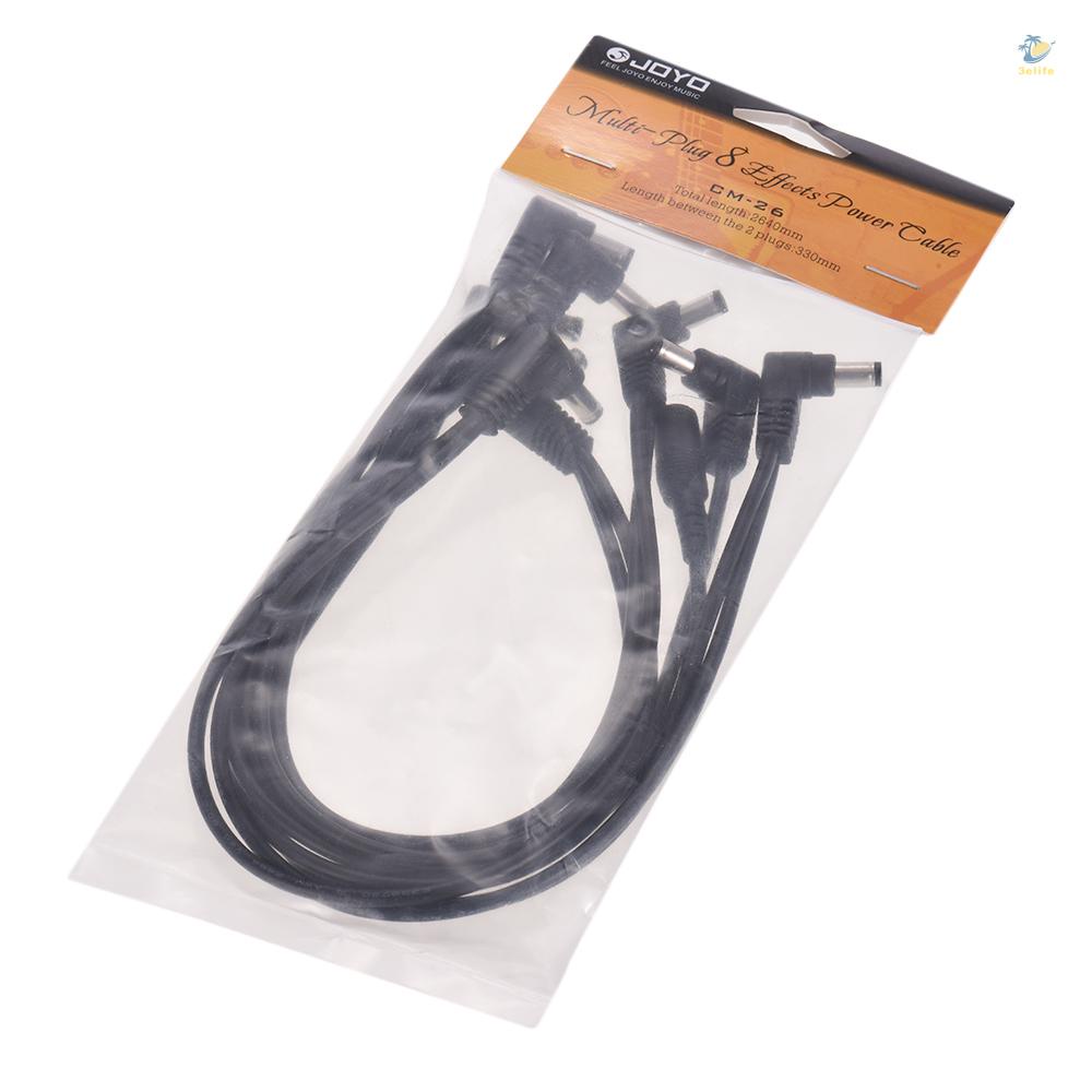 Dây Cáp Nguồn JOYO CM-25 Chia 4 Chiều Tạo Hiệu Ứng Âm Thanh Cho Đàn Guitar Bass DC 9V