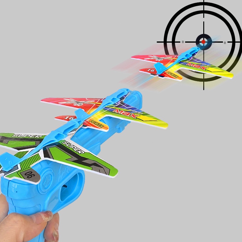 Đồ chơi súng bắn máy bay cho bé Masterkids