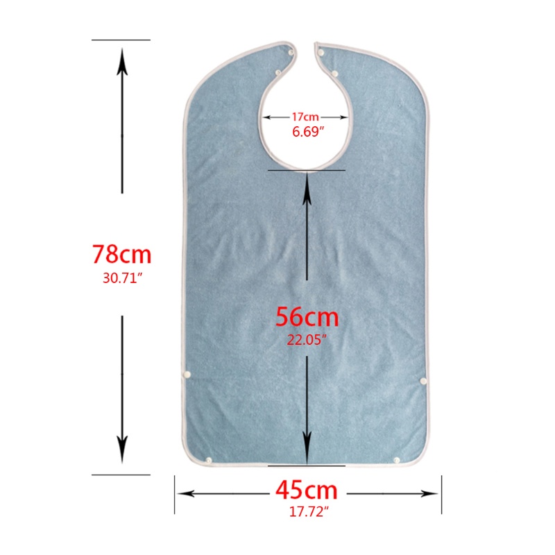 Tạp Dề Y Tế Chống Thấm Nước 78x45cm Tiện Dụng Cho Người Lớn Tuổi