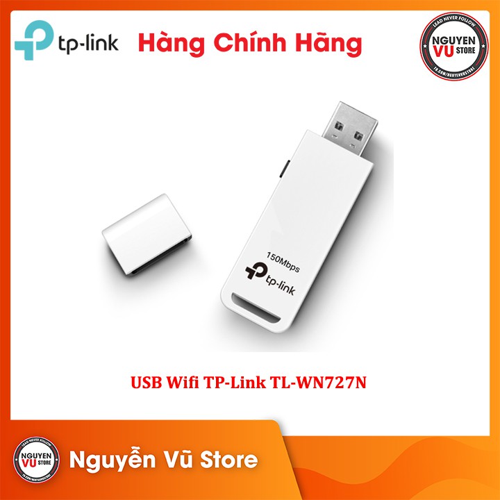 Bộ Chuyển Đổi USB Wi-Fi TP-Link TL-WN727N Chuẩn N Tốc Độ 150Mbps - Hàng Chính Hãng