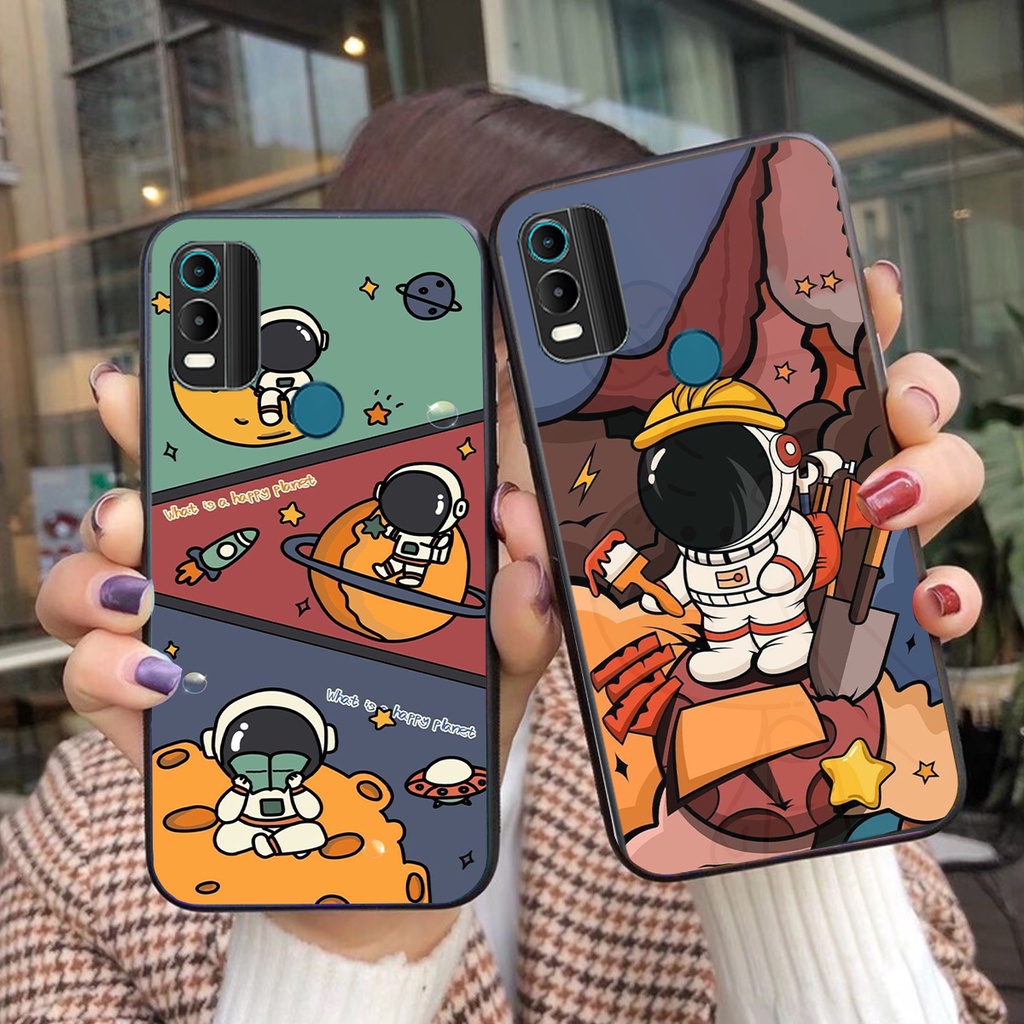 Ốp lưng Nokia C21 Plus mẫu vũ trụ siêu hot cực đẹp cute