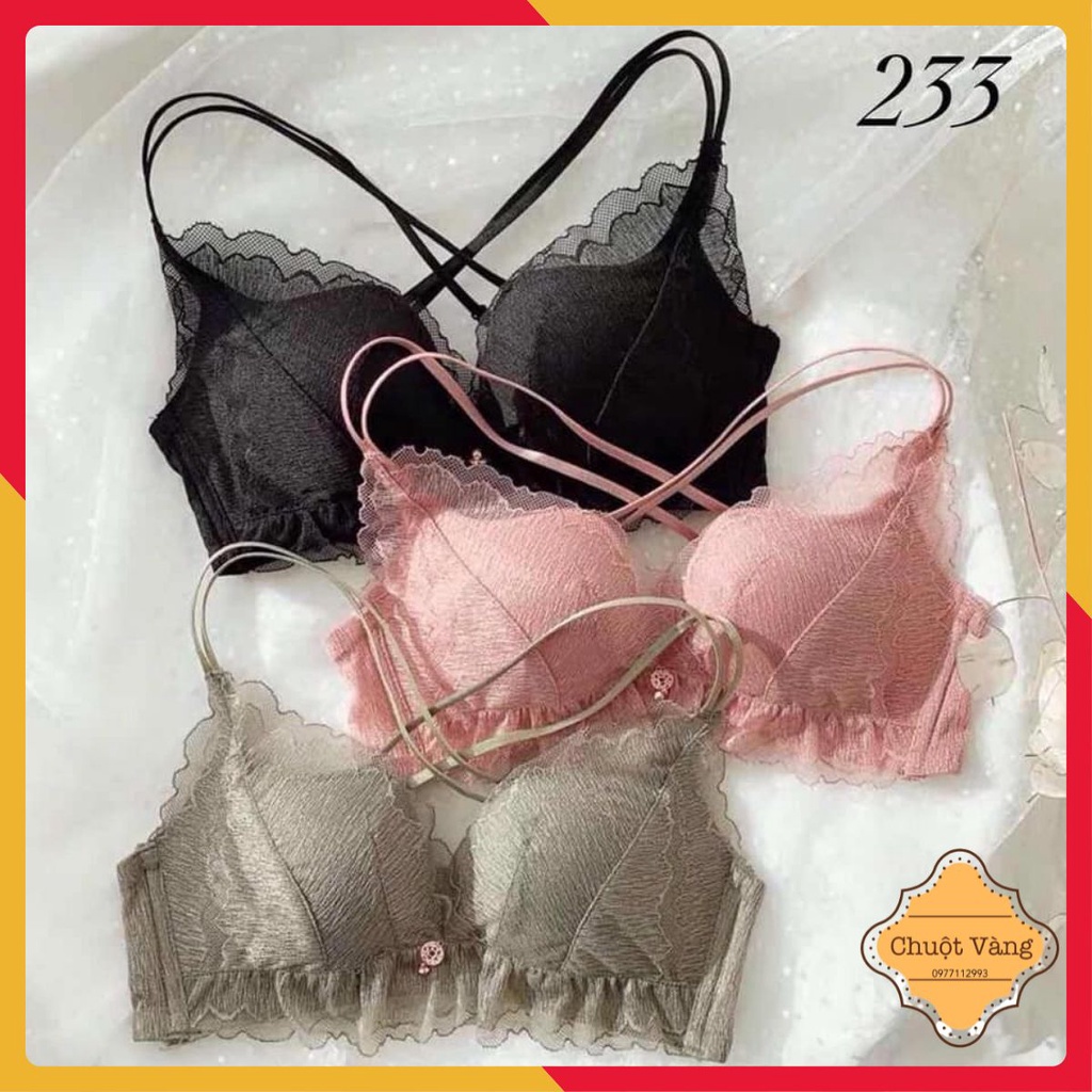 Áo lót ren công chúa không gọng ms 233