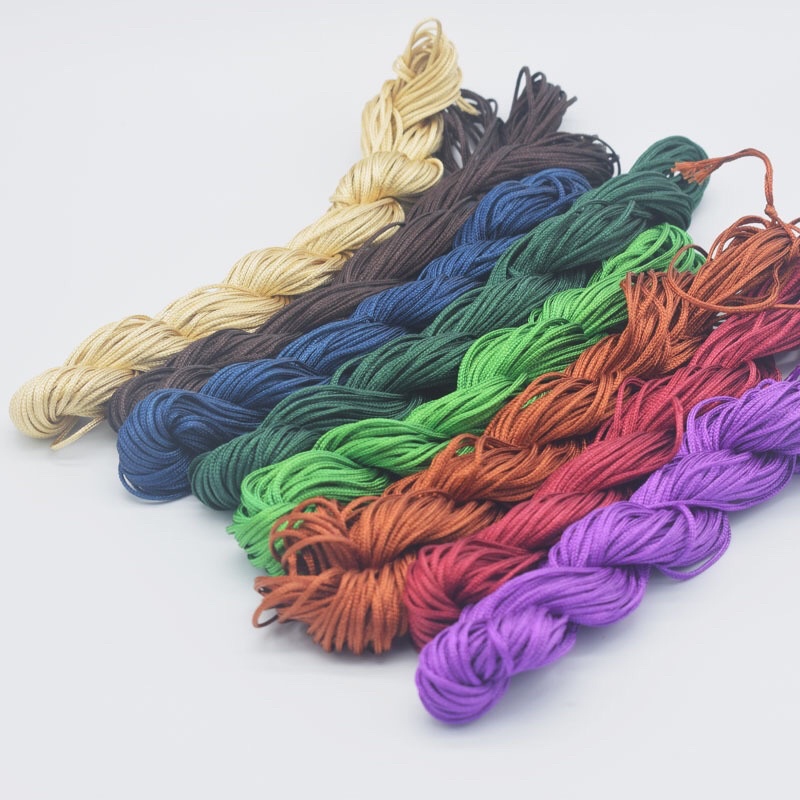SIÊU RẺ  15 mét dây dù 1,5 mm làm vòng handmade, dây đan vòng - Dây siêu đẹp loại 1, PH312