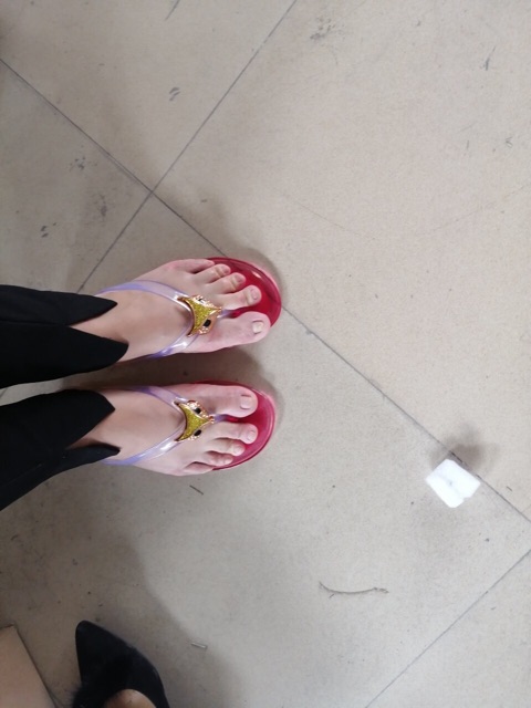 Dép cao su trong 2 màu đính mặt hồ ly SIÊU HÓT CỰC XINH