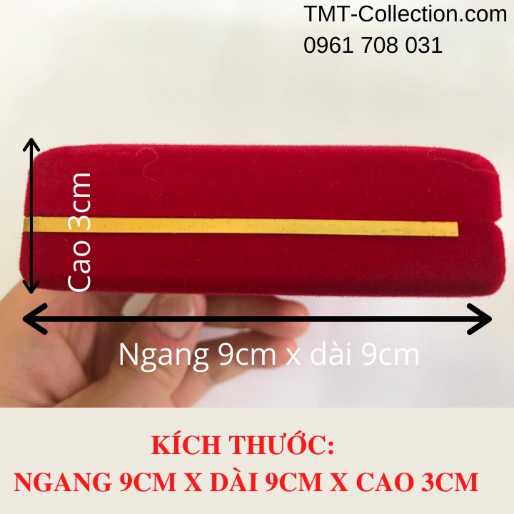 Hộp nhung đựng xu giúp bảo quản đồng xu và làm quà tặng sang trọng - TMT colletion - SP000271
