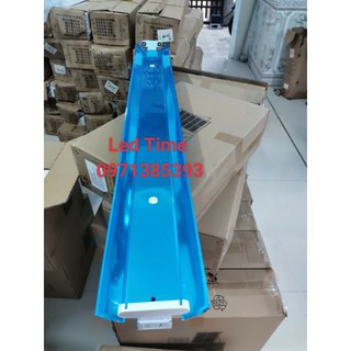 Máng đèn có chóa phản quang nhôm inox đôi 1,2m- mánh chóa inox