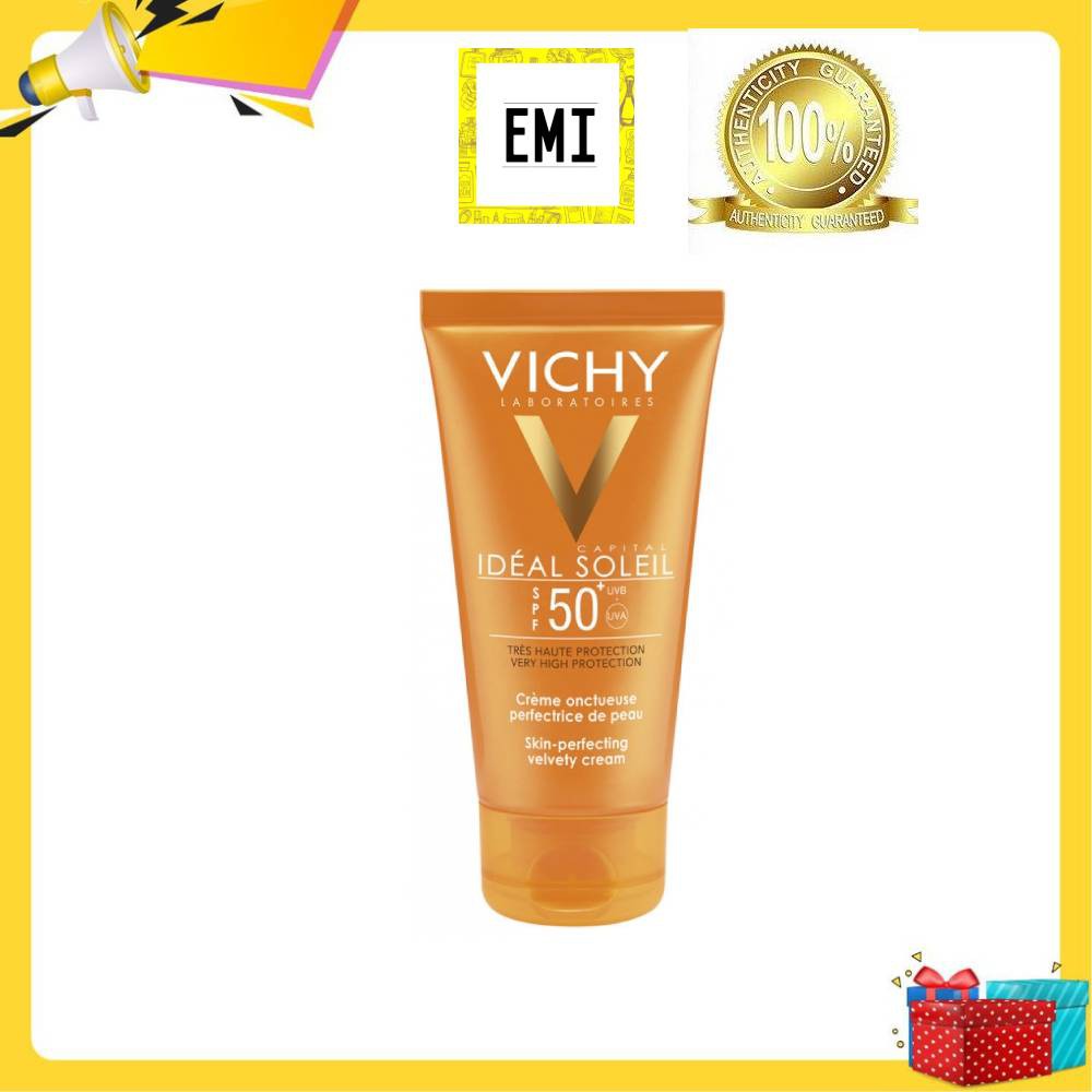 Kem Chống Nắng Da Khô Vichy Velvety Cream SPF 50+ - Mỹ phẩm Pháp