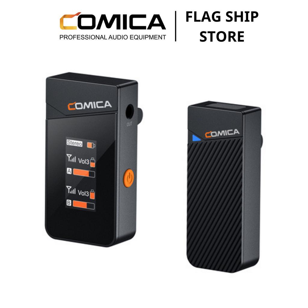 COMICA VIMO C1/C2/C3 - Mic Thu Âm Không Dây Cổng 3.5mm Cho Điện Thoại & Máy Ảnh - Hàng Chính Hãng/ Bảo Hành 12 Tháng