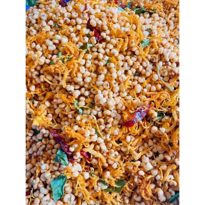 Bắp mắm mix khô gà lá  chanh pet 350gram