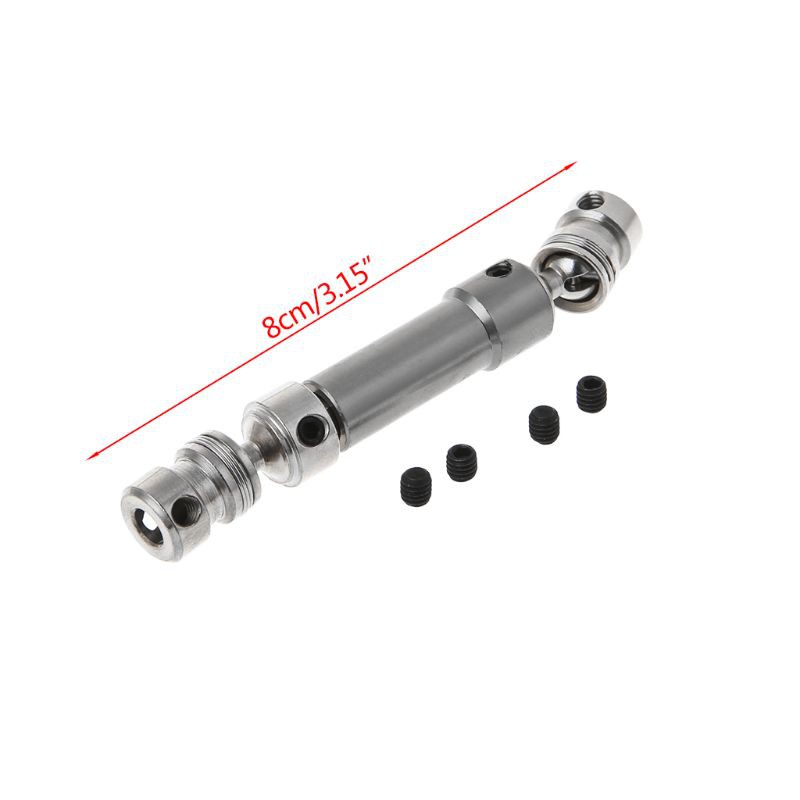 RUN✿Metal Rear Drive Shaft CVD For WLtoys 12428 12423 1/12 RC Car Crawler Short Course Truck