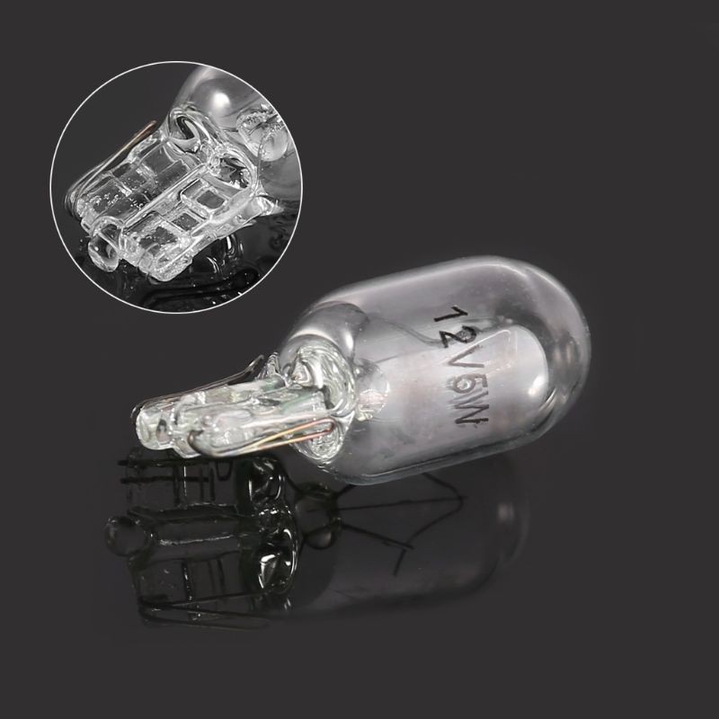 Bóng đèn Halogen T10 W5W 5W màu trắng lạnh thích hợp cho xe ô tô