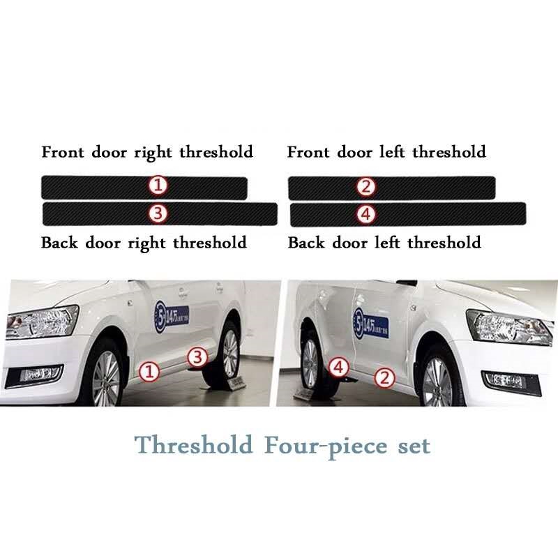 Miếng Dán Viền Cửa Xe Hơi Chống Va Đập Tiện Dụng