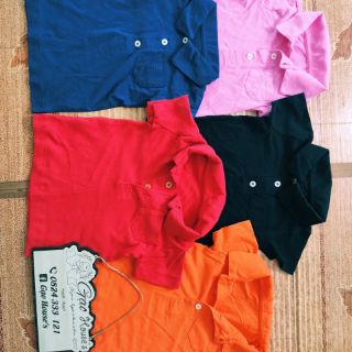 Áo thun polo cotton bé trai