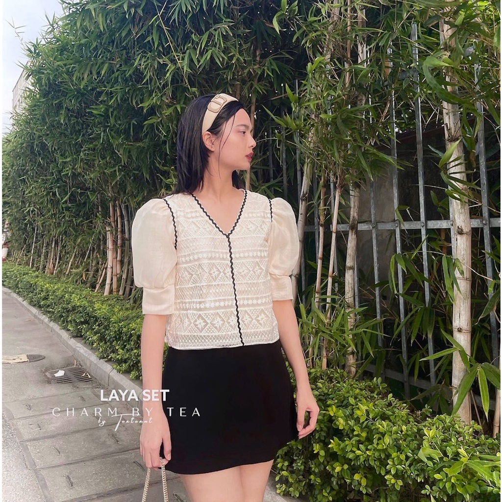 LAYA SET: Bộ thiết kế Charm By Tea
