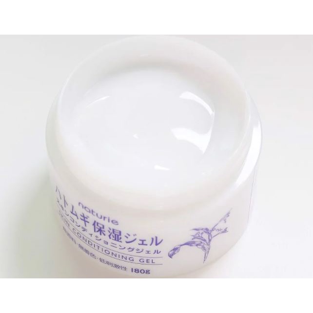 Gel Dưỡng Ẩm Da Chiết Xuất Từ Hạt Cây Ý Dĩ Naturie Hatomugi Skin Conditioning Gel 180g