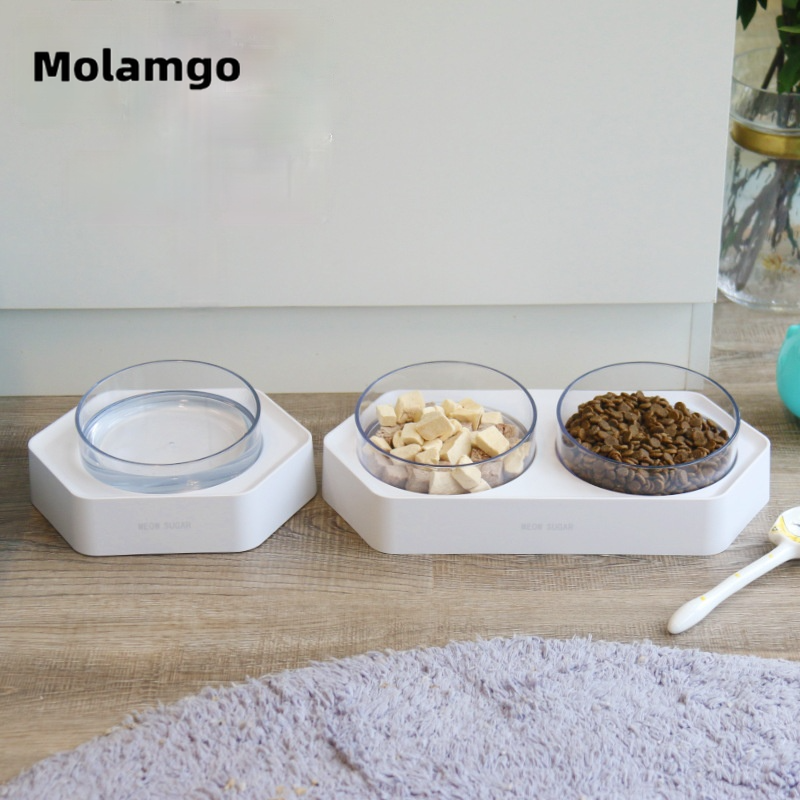 Khay đựng đồ ăn nước uống cho thú cưng tiện lợi